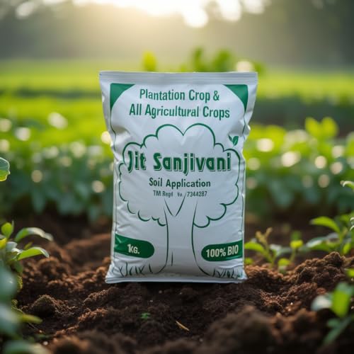 Image of Jit Sanjivani 100% Bio Fertiliser for Plantation Crop and All Agricultural Crops, Soil Application, 1 kg