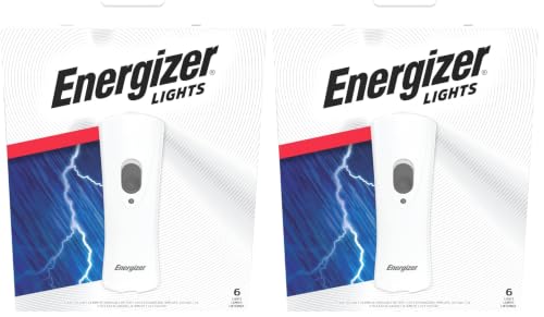 Image of Energizer Auto-On LED Flashlights Rechargeable for Home Power Failure, Plug in LED Flashlight for Power Outage, Night Light, Hurricane Preparedness (Pack of 12)