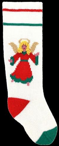 Googleheims Christmas Stocking Kits for Knitting Christmas Angel (Blonde or Brunette)