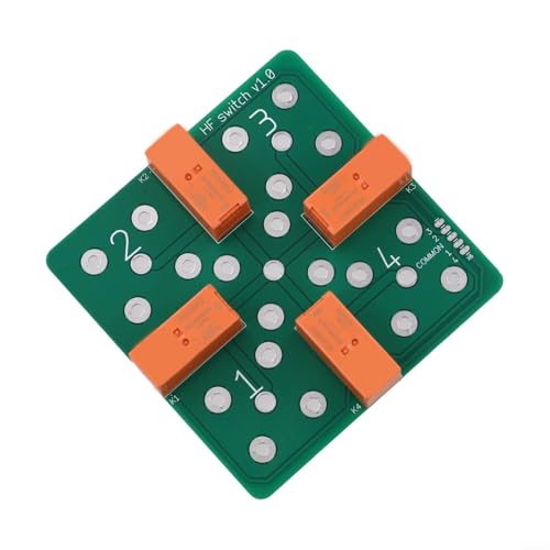 Interruptor coaxial 4:1 con controlador SO-239 de 3000W 2