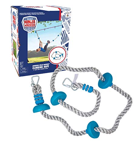 American Ninja Warrior Dual Climbing Rope- 8ft Long with Dual use