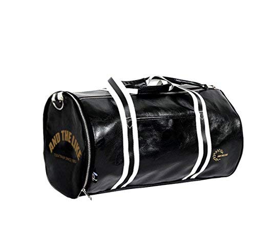 Quanjie Sac de Sport imperméable Sac de Voyage Sac d'entraînement de Grande qualité Sac de Fitness pour Hommes et Femmes Sac de Voyage Weekender avec Compartiment séparé pour Chaussures Noir