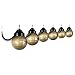 Polymer Products LLC 1632-77404 Black and Etched Bronze Six Globe String Light Set