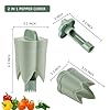 Pepper Corer Seed Remover, Pepper Seed Corer Remover Tool, Bell Pepper Core Cutter Deseeder, 2 in 1 Fruit & Vegetable Core Tools for Kitchen Family Camping BBQ #5