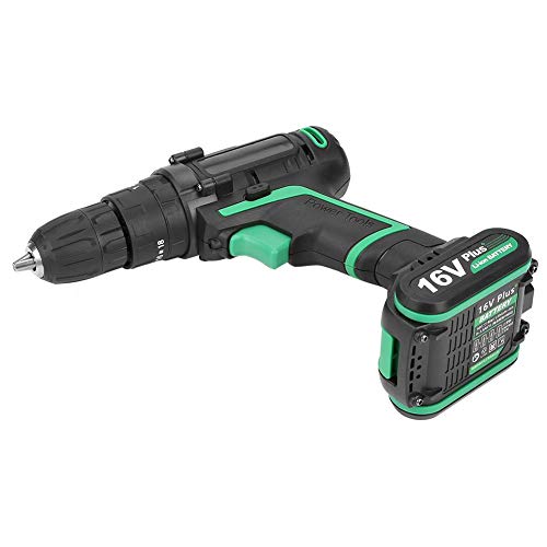 EVTSCAN Akku-Bohrschrauber, 16V Batteriebetriebener Haushalts-Bohrschrauber Akkuschrauber(European standard 220V) – Bild 7