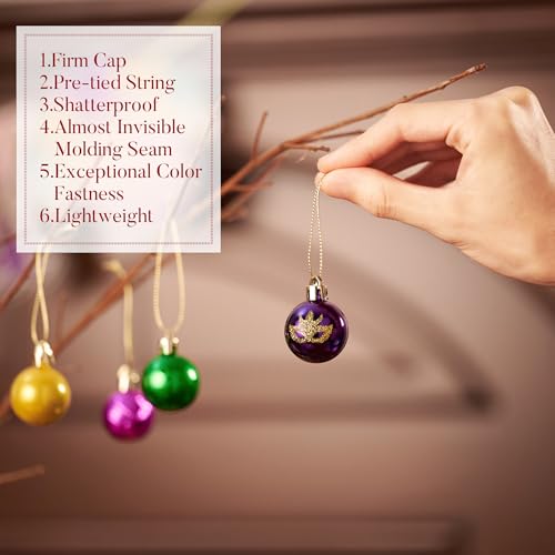 Décorations de Mardi Gras légères pour arbre : ne déforme pas les branches - 7