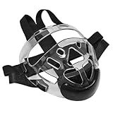 Fahoujs Schützende Gesichtsmaske für Kampfdisziplinen, Kickboxen, Karate, Judo, durchsichtiges, abnehmbares Design, volle Sichtbarkeit, durchsichtige Karate Gesichtsabdeckung