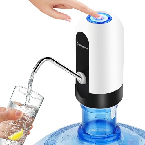 EASYSPEED Dispensador de Agua, USB-C Bateria 1200 mAh, Bomba Grifo de Agua, Eléctrica Portátil con...