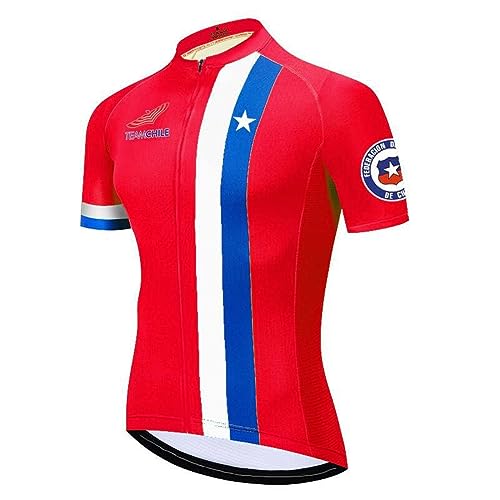 Maillots d'équitation chemise de vélo anti transpiration homme