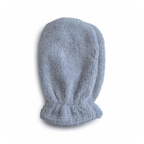 Image of mushie Baby Bath Mitt | Organic Cotton | Pack of 2 (Tradewinds)