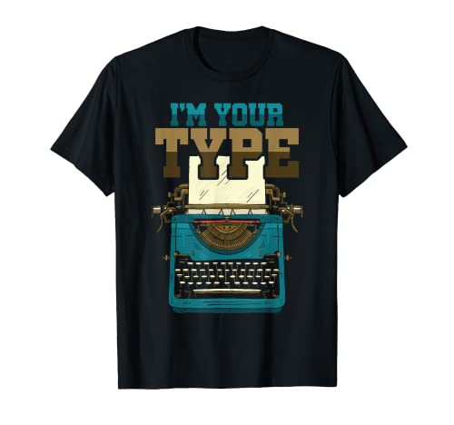 Soy tu tipo, vieja máquina de escribir, nostalgia, nostalgia Camiseta