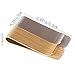 IHUIXINHE Metal Money Clip for Cash and Credit Cards, Brass Banknote Clip, Credit Card Holder, Wallet Credit Card Holder for Men, Slim and Simple
