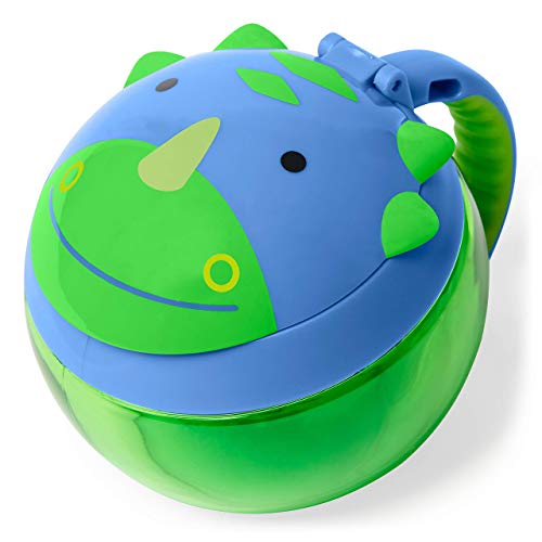 Image of Skip Hop Baby Snack Container, Mealtime Snack Cup, Dino