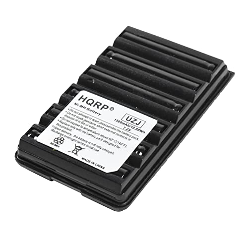 Hqrp 1500Mah Two-Way Radio Battery Compatible With Yaesu/Vertex Vx-180 / Vx-180U / Vx-180V Replacement #TOP2