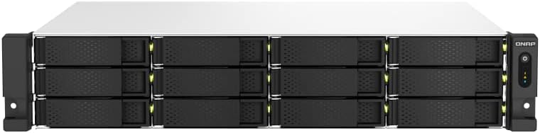 QNAP TS-464U-4G-US 4 Bay High-Speed Rackmount Dual-2.5GbE NAS Intel® Celeron® N5105/N5095 CPU, 4GB DDR4 Memory and 2.5GbE (2.5G/1G/100M) Network Connectivity (Diskless)