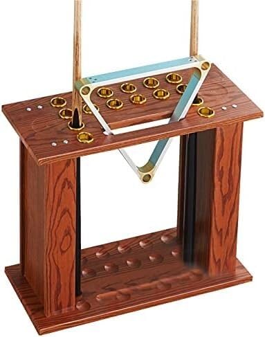 Support de queues de billard meuble de rangement bois pour canne à pêche
