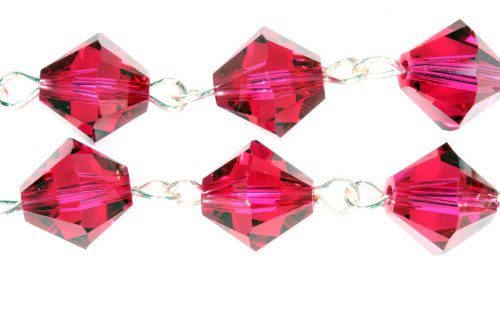 Catholic Prayer Rosary Made With Austrian Crystal Or Glass - Includes Rosary Pouch, How To Pray The Rosary" Pamphlet And Birth Month Meaning When Applicable (Ruby-July-Silver) #TOP3