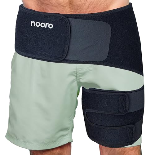 nooro NeuroFlex Hip & Back Stabilizer - Sciatica Lower Back & Hip Support For Muscle Stiffness Improves Posture & Mobility For Left or Right Leg