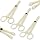 Disposable Piercing Clamps - Lyuxzad 25Pcs Piercing Forceps Rounded Slotted Septum Clamps Septum Forceps for Lip Labret Eyebrow Navel Tongue Belly Ear Nose Piercing Kit Piercing Tools - 8