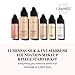 Luminess Silk 4-in-1 Airbrush Foundation Makeup Starter Kit - Medium Coverage, 6-piece - Includes 2x Silk Airbrush Foundation, Blush, Glow Highlighter, Moisturizer Primer & Airbrush Cleaning Solution