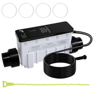 IC20 Pool Salt Chlorine Generator Cell Compatible with Pentair IntelliChlor EC-520554,Salt Chlorinator System for Inground Saltwater Pools 20000 Gallon