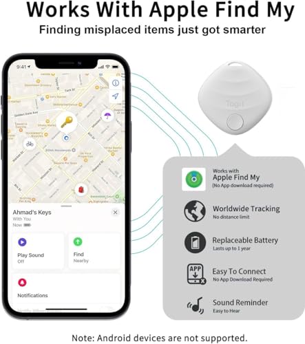 Tagit Key Finder and Item Finder, Works with Apple Find My App (iOS ONLY) for Keys, Luggage, Pets, Backpacks and More - Image 3