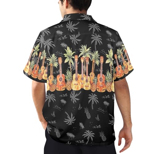 HUGLAZY Christmas Vacation Outfit Funny Hawaiian Shirt for Men Short Sleeve Button Down Shirts Party Outfits4
