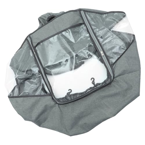 MOLUCKFU Stroller for Outside Rain Cover Windproof and Spittle Protection Easy (Grey)