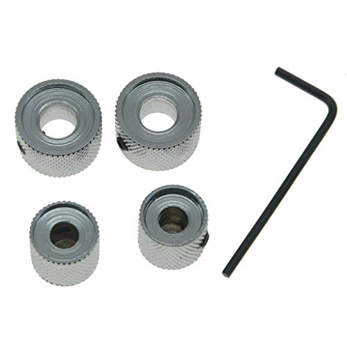 Boutons de commande double concentré pour guitare basse et potentiomètre
