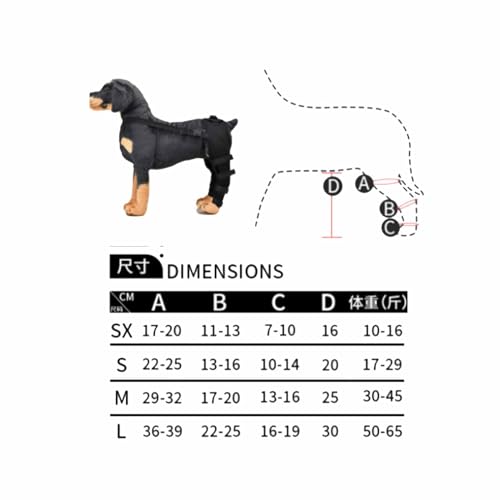 Image of Dog Knee Brace, Support for Large and Small Dogs with ACL, CCL, Cruciate Ligament Injuries, Patella Dislocation, or Osteoarthritis for Both Back and Front Legs (XS)