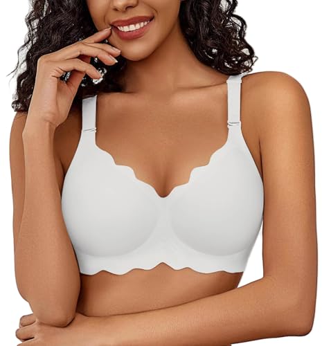Image of Avidlove Wireless Bras for Women Comfort Seamless Bra Smooth Bralette Everyday Sleep Jelly Bras Regular and Plus