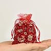 50 Sacchetti Regalo Anime Con Stelle Rosse E Manici - Perfetti Per Feste, Caramelle E Piccoli Regali - 6