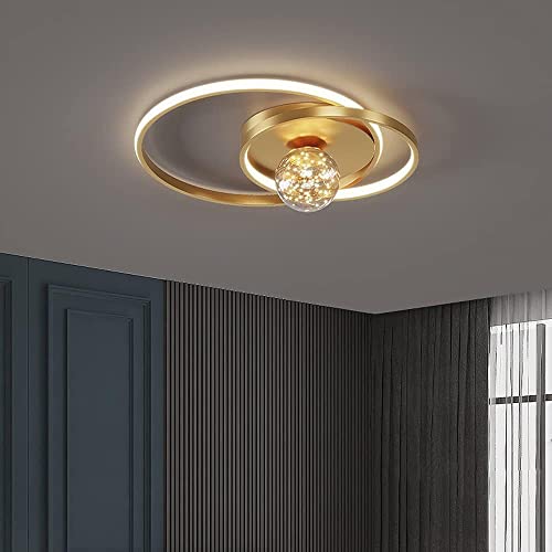 Plafonnier LED dimmable extra-plat en aluminium rond pour salon - 3