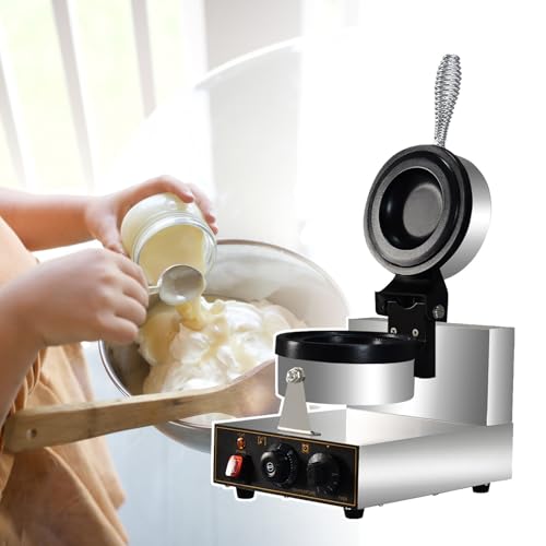 HCAUYNN EIS-Hamburger-Presse 1300 W, Beidseitiges Heizdesign, GleichmäßIges Erhitzen Der Aluminiumform, Tonsignal Bei Abschluss,220V