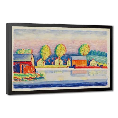 Paysage de la Nouvelle-Angleterre Oscar Bluemner impression sur toile décoration murale