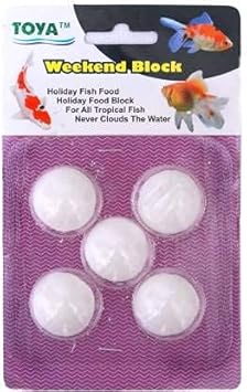 Toyaa Weekend Block Holiday Fish Food for All Tropical Fish, All Life Stages, 1 Count, 1 Count