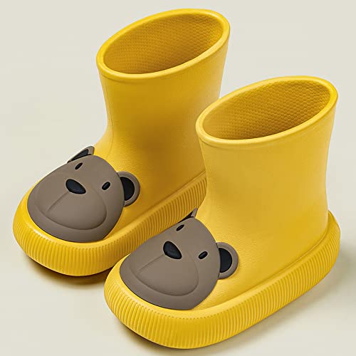 Classic Children Rainboots Rubber Children Water Shoes Rain Boots Kids Baby Cartoon Shoes Suede Boots Girls3