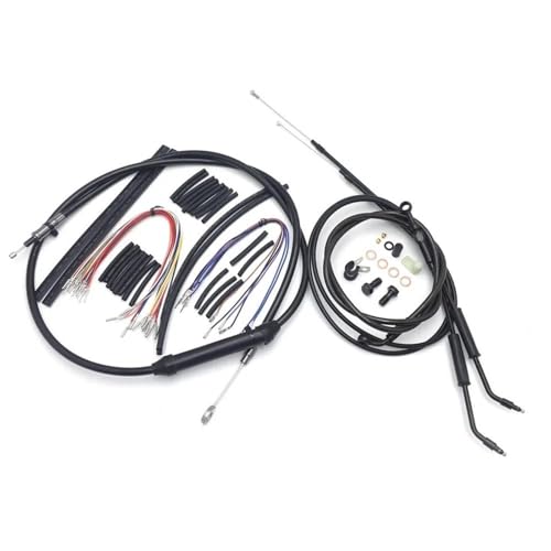 Câbles d'embrayage et frein en acier tressé pour un freinage précis sur Harley Softail