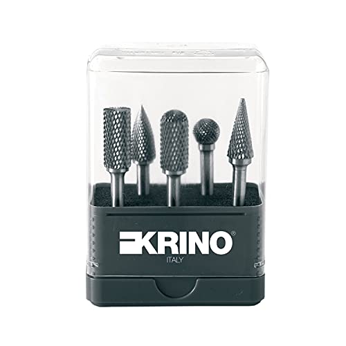 Krino 26030206 Rotary Cutter in Hard Metal with HM3 Teeth, Grey
