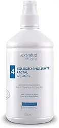 Aquaface Solução Emoliente 500 ml – Limpador/Pré-Extração Profissional para Todos os Tipos de Pele, Vegano, Sem Trietanolamina