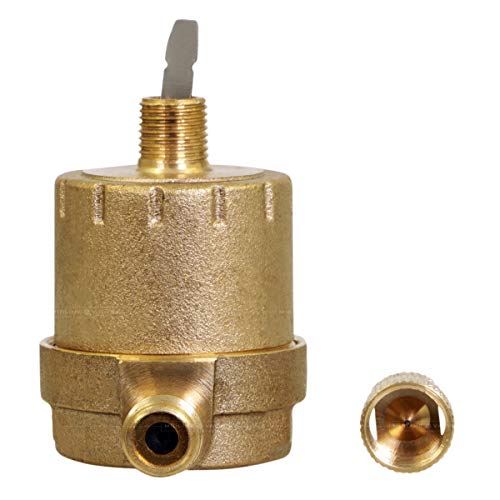 Image of Midline Valve S1546-OM Radiator Steam Air Float Vent; Heat Regulator Valve; Angle Mount; 1 /8 in. NPT; Chrome Plated Steel