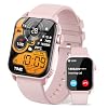 Smart Watches for Women Men, 120 Sports Modes Smartwatch with 1.83 inches HD Display, Heart Rate/Sleep Monitor, IP67 Waterproof, Bluetooth Call & Music Control for iPhone/Android (Pink)