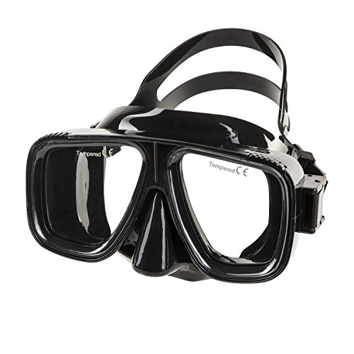 IST Saturn Scuba Dive mask -Black Silicone