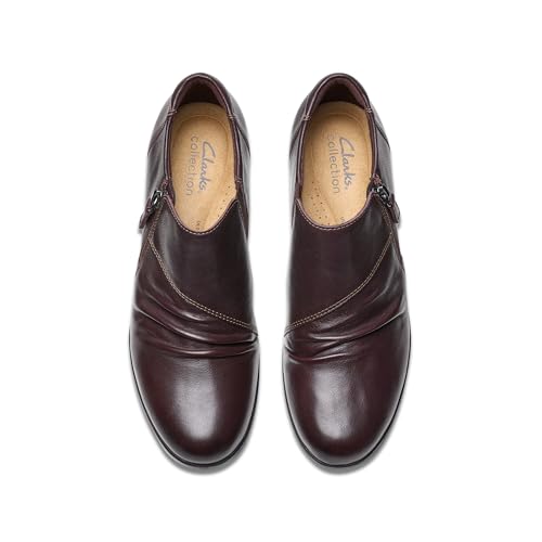 Clarks Collection Women's Emily 2 Braley Loafer, Dark Brown Leather, 9 Narrow US - image 7
