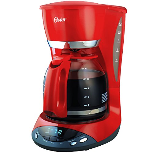 Cafetera Oster 12 Tazas Roja | Walmart