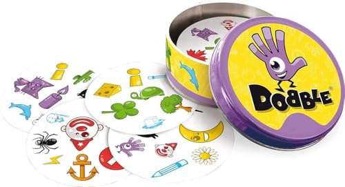 Image of Dobble, Strategy Match Game,Family Card Game, 2-8 Player Game, for 6 Years and Above, Teen, Multicolor