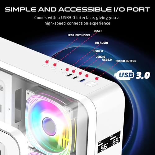 Carcasa ATX GAMEON GO-INFINITY-A para solucionar problemas de sobrecalentamiento en PC 4