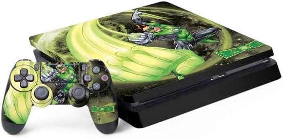 Skinit Decal Gaming Skin Compatible with PS4 Slim Bundle - Officially Licensed DC Comics Green Lantern Classic Art Pose Design