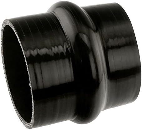 Pegasus SHH90-BLACK, Black Silicone Hump Hose, 3 1/2 inch ID (no logo)