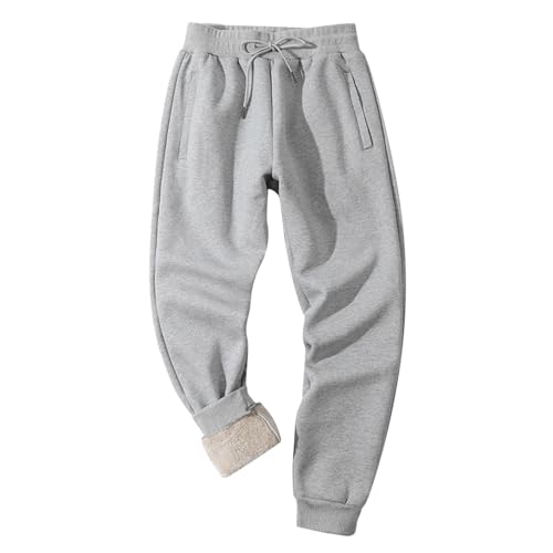 Pantalon de jogging d'hiver homme contre le froid avec sa doublure polaire